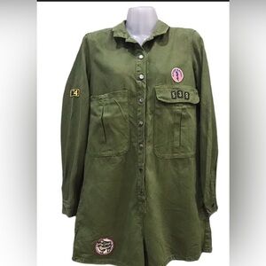 ZARA TRAFALUC OVERALL JUMPSUIT